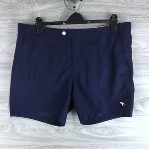 Ted Baker London Navy Inner Patterned Trunks